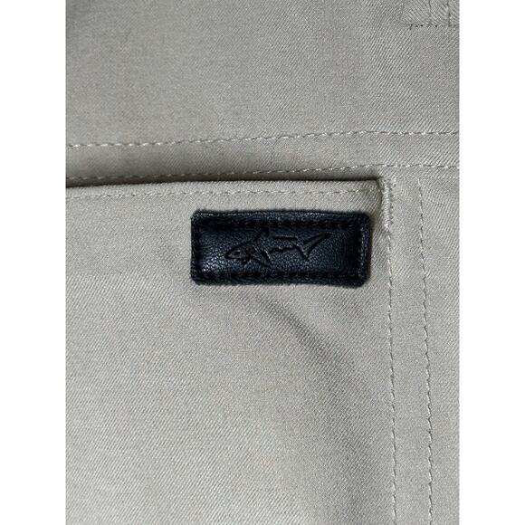 Greg Norman Men’s Golf Pants 34x34 Khaki Beige Stretch Performance Comfort - Picture 2 of 6